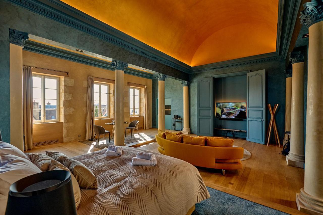 La Chapelle, Les Suites Du Palais, L'Unique 5 Etoiles De Nevers, Suite D'Exception, By Primo C0Nciergerie Luaran gambar